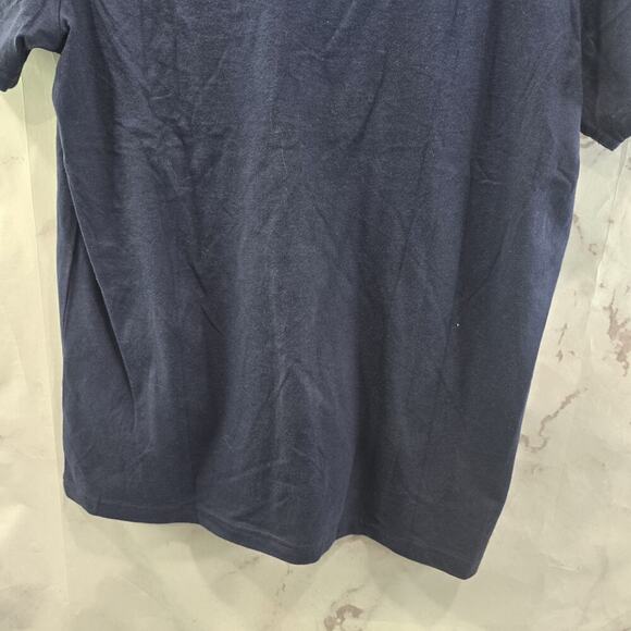 Everlane T Shirt Mens Medium Blue Short Sleeve V Neck Organic Tee Uniform - Picture 7 of 10